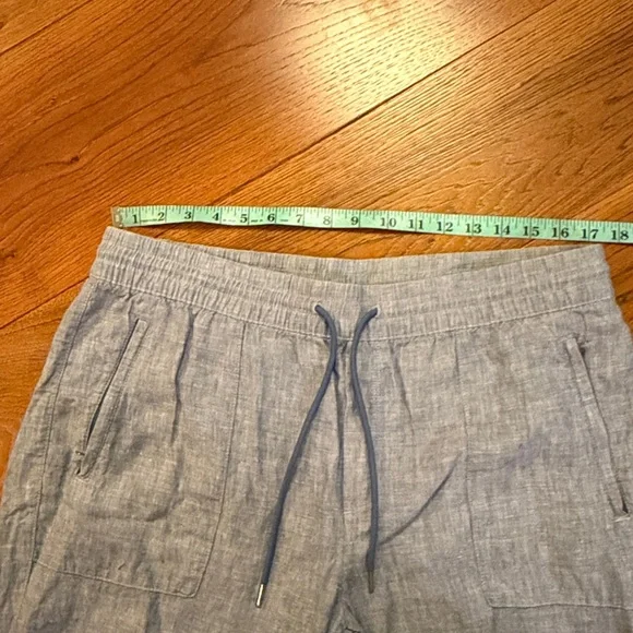 Athleta Women’s Retreat Linen Jogger Size | 16 Chambray Color - Picture 6 of 11